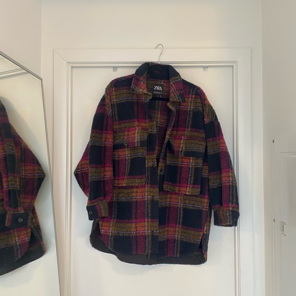 Zara Plaid Jacket - Picture 2 of 3